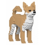 Jekca - Chihuahua 01-M01 - Big - Lego - Scultura - Costruzione - 4D - Animali di Mattoncini - Toys