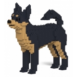 Jekca - Chihuahua 01-M02 - Big - Lego - Sculpture - Construction - 4D - Brick Animals - Toys