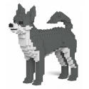 Jekca - Chihuahua 01-M04 - Big - Lego - Sculpture - Construction - 4D - Brick Animals - Toys