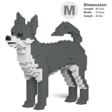 Jekca - Chihuahua 01-M04 - Big - Lego - Sculpture - Construction - 4D - Brick Animals - Toys