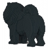 Jekca - Chow Chow 02-M03 - Big - Lego - Sculpture - Construction - 4D - Brick Animals - Toys