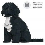 Jekca - Cockapoo 01-M03 - Big - Lego - Sculpture - Construction - 4D - Brick Animals - Toys