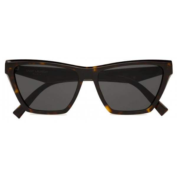 Yves Saint Laurent - SL M103 - Dark Havana, Silver and Grey - Sunglasses - Saint Laurent Eyewear