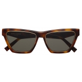 Yves Saint Laurent - SL M103 Rim - Medium Havana, Light Gold and Grey - Sunglasses - Saint Laurent Eyewear