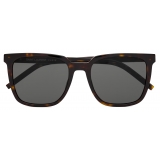 Yves Saint Laurent - SL M146 - Dark Havana, Silver and Grey - Sunglasses - Saint Laurent Eyewear