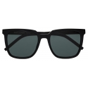 Yves Saint Laurent - Occhiali da Sole SL M146/K - Nero, Oro Chiaro e Nero - Saint Laurent Eyewear