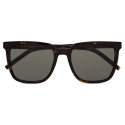 Yves Saint Laurent - Occhiali da Sole SL M146/K - Avana Scuro, Argento e Grigio - Saint Laurent Eyewear