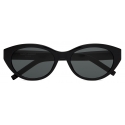 Yves Saint Laurent - Occhiali da Sole SL M148 - Nero, Oro Chiaro e Nero - Saint Laurent Eyewear