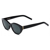 Yves Saint Laurent - Occhiali da Sole SL M148/F - Nero, Oro Chiaro e Nero - Saint Laurent Eyewear