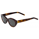 Yves Saint Laurent - Occhiali da Sole SL M148/F - Avana Medio, Oro Chiaro e Grigio - Saint Laurent Eyewear