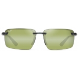 Maui Jim - Laulima - Shiny Trans Foliage Green - Polarized Rimless Sunglasses - Maui Jim