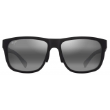 Maui Jim - Puakea - Matte Black Neutral Grey - Polarized Rectangular Sunglasses - Maui Jim