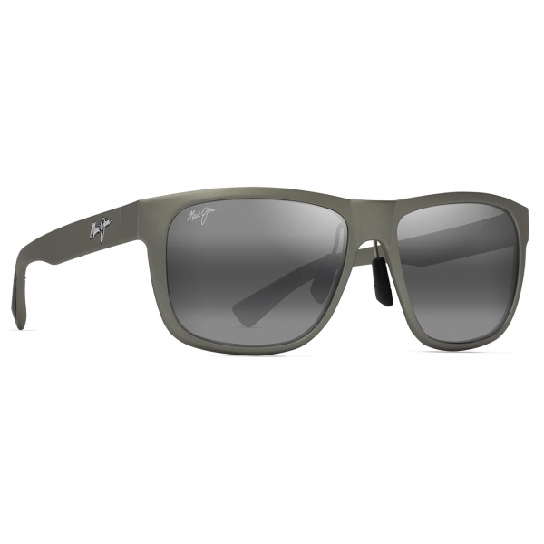 Maui Jim - Puakea - Matte Greyish-Green Neutral Grey - Polarized Rectangular Sunglasses