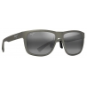 Maui Jim - Puakea - Grigio Verde Opaco Grigio Neutro - Occhiali da Sole Polarizzati Rettangolari