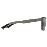 Maui Jim - Puakea - Matte Greyish-Green Neutral Grey - Polarized Rectangular Sunglasses