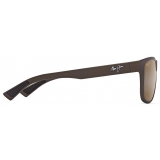 Maui Jim - Puakea - Matte Brown HCL® Bronze - Occhiali da Sole Polarizzati Rettangolari - Maui Jim