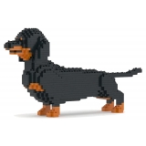 Jekca - Dachshund 02-M01 - Big - Lego - Scultura - Costruzione - 4D - Animali di Mattoncini - Toys