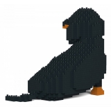 Jekca - Dachshund 05-M01 - Big - Lego - Sculpture - Construction - 4D - Brick Animals - Toys