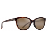 Maui Jim - Honi - Avana Scuro Lucido HCL® Bronze - Occhiali da Sole Polarizzati Cat Eye - Maui Jim