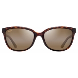 Maui Jim - Honi - Avana Scuro Lucido HCL® Bronze - Occhiali da Sole Polarizzati Cat Eye - Maui Jim