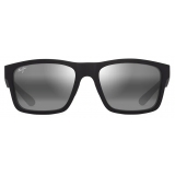 Maui Jim - The Flats - Matte Black Neutral Grey - Polarized Rectangular Sunglasses - Maui