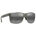 Maui Jim - Red Sands - Matte Greyish-Green Neutral Grey - Polarized Rectangular Sunglasses