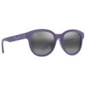 Maui Jim - Ihupani Asian Fit - Viola Scuro Opaco con Interno Viola Grigio Neutro - Occhiali