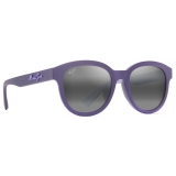 Maui Jim - Ihupani Asian Fit - Viola Scuro Opaco con Interno Viola Grigio Neutro - Occhiali