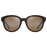 Maui Jim - Ihupani Asian Fit - Avana Scuro Opaco HCL® Bronze - Occhiali da Sole Polarizzati