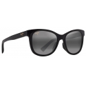 Maui Jim - Kiopa‘a - Shiny Black Neutral Grey - Polarized Cat Eye Sunglasses - Maui Jim Eyewear