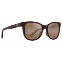 Maui Jim - Kiopa‘a - Matte Dark Havana HCL® Bronze - Polarized Cat Eye Sunglasses - Maui