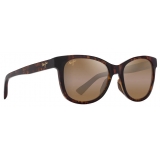 Maui Jim - Kiopa‘a - Avana Scuro Opaco HCL® Bronze - Occhiali da Sole Polarizzati Cat Eye