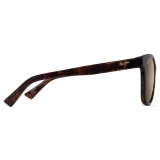 Maui Jim - Kiopa‘a - Matte Dark Havana HCL® Bronze - Polarized Cat Eye Sunglasses - Maui