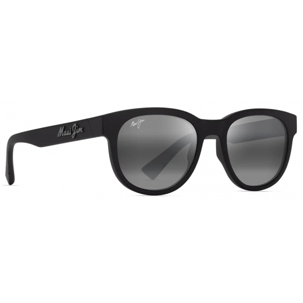 Maui Jim - Maoli - Nero Opaco Grigio Neutro - Occhiali da Sole Polarizzati Classici - Maui