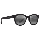 Maui Jim - Maoli - Nero Opaco Grigio Neutro - Occhiali da Sole Polarizzati Classici - Maui