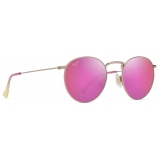 Maui Jim - Pūkaua - Shiny Light Gold with Pink & Yellow MAUI Sunrise - Polarized Classic Sunglasses