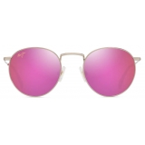 Maui Jim - Pūkaua - Shiny Light Gold with Pink & Yellow MAUI Sunrise - Polarized Classic Sunglasses