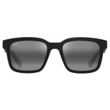 Maui Jim - ‘Ōpiopio Asian Fit - Matte Black with Interior White Gradient Effect Neutral Grey