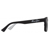 Maui Jim - ‘Ōpiopio Asian Fit - Matte Black with Interior White Gradient Effect Neutral Grey