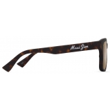 Maui Jim - ‘Ōpiopio Asian Fit - Matte Dark Havana HCL® Bronze - Polarized Rectangular Sunglasses