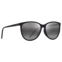 Maui Jim - Ocean - Shiny Black Neutral Grey - Polarized Cat Eye Sunglasses - Maui Jim Eyewear