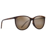 Maui Jim - Ocean - Shiny Dark Havana HCL® Bronze - Polarized Cat Eye Sunglasses - Maui