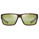 Maui Jim - Uila - Avana Scuro Opaco con Nero Maui HT™ - Occhiali da Sole Polarizzati a Mascherina