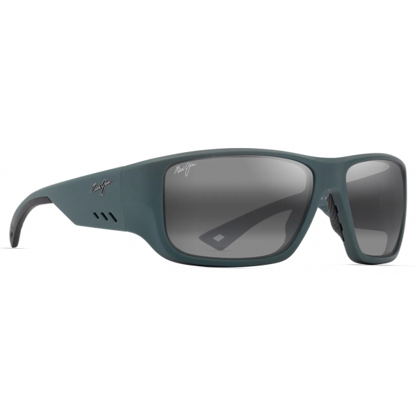 Maui Jim - Uila Asian Fit - Avana Scuro Opaco Hawaii Lava™ - Occhiali da Sole Polarizzati a Mascherina