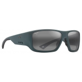 Maui Jim - Uila Asian Fit - Matte Dark Havana Hawaii Lava™ - Polarized Wrap Sunglasses - Maui