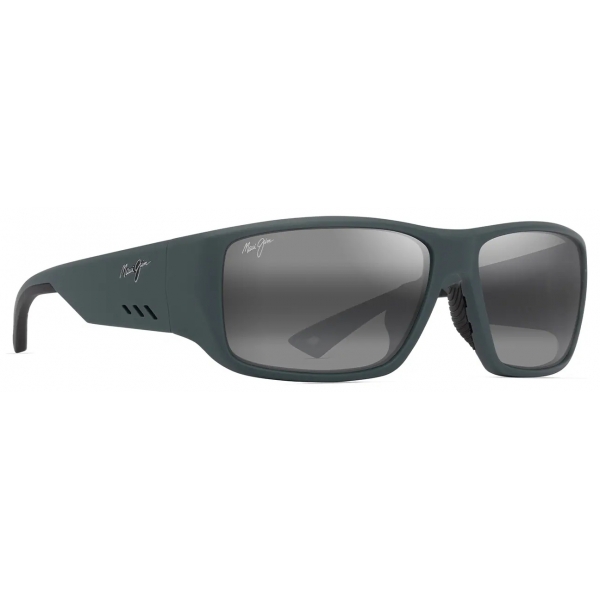 Maui Jim - Keha Asian Fit - Verde Militare Scuro Opaco Grigio Neutro - Occhiali da Sole Polarizzati