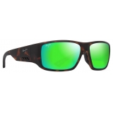 Maui Jim - Keha Asian Fit - Avana Scuro Opaco MAUIGreen® - Occhiali da Sole Polarizzati