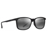 Maui Jim - Hulili - Matte Black Neutral Grey - Polarized Rectangular Sunglasses - Maui Jim Eyewear