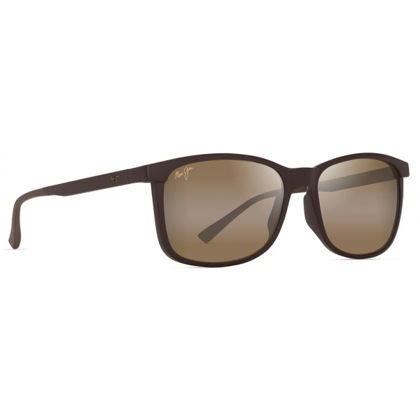 Maui Jim - Hulili - Matte Brown HCL® Bronze - Polarized Rectangular Sunglasses - Maui Jim Eyewear