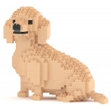 Jekca - Dachshund 05-M03 - Big - Lego - Scultura - Costruzione - 4D - Animali di Mattoncini - Toys